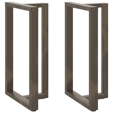 vidaXL Πόδια τραπεζιού μπαρ σχήμα T 2 τεμ. 60x35x(100-101)cm Ατσάλι