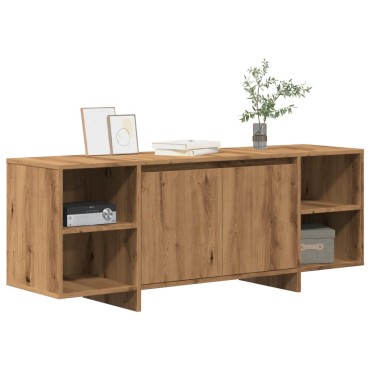 vidaXL Έπιπλο Τηλεόρασης Αρτισιανή Δρυς 130x35x50cm από Επεξεργ. Ξύλο