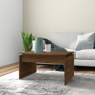 vidaXL Τραπεζάκι Σαλονιού Καφέ Δρυς 68x50x38cm Επεξεργασμένο Ξύλο 1 τεμ.