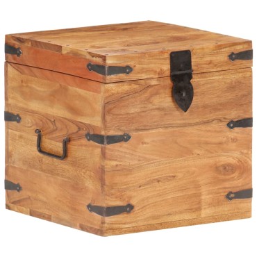 vidaXL Μπαούλο 40x40x40cm από Μασίφ Ξύλο Ακακίας 1 τεμ.