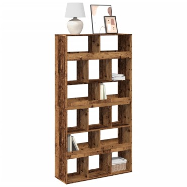 vidaXL Βιβλιοθήκη Όψη Παλαιού Ξύλου 100x33x187,5cm Επεξεργασμένο Ξύλο 1 τεμ.