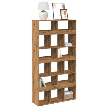 vidaXL Βιβλιοθήκη Αρτισιανή Δρυς 100x33x187,5cm από Επεξεργασμένο Ξύλο 1 τεμ.