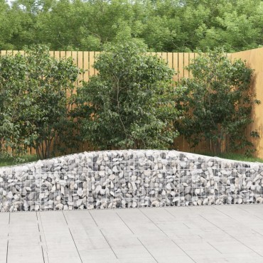 vidaXL Συρματοκιβώτια Τοξωτά 20 τεμ. 400x30x40/60 εκ. Γαλβαν. Ατσάλι