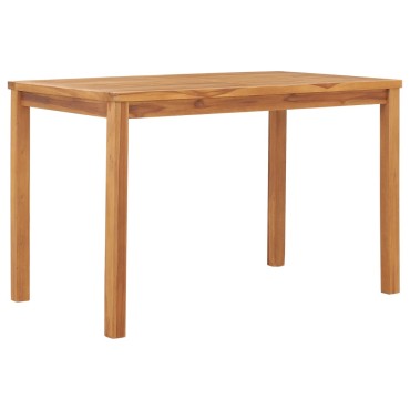 vidaXL Τραπεζαρία Κήπου 120x70x77cm από Μασίφ Ξύλο Teak 1 τεμ.