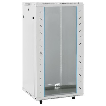 vidaXL Καμπίνα Δικτύου με Περιστ. Πόδια 22U 19" IP20 60x60x120 εκ.