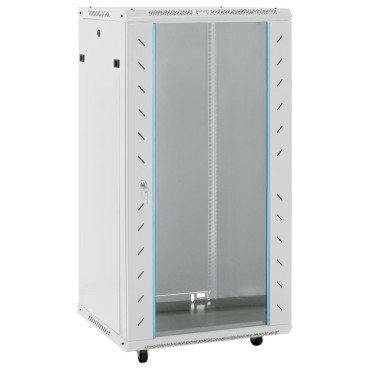 vidaXL Καμπίνα Δικτύου 22U 19" IP20 Μαύρη 60x60x120 εκ.