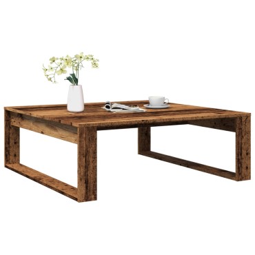 vidaXL Τραπεζάκι Σαλονιού Παλ. Ξύλο 100x100x35cm από Επεξ. Ξύλο 1 τεμ.