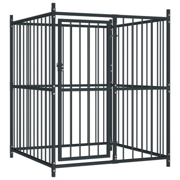 vidaXL Κλουβί Σκύλου Εξωτερικού Χώρου 120 x 120 x 150 εκ.