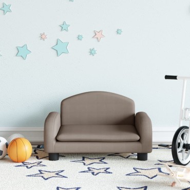 vidaXL Καναπές Παιδικός Taupe 50x40x30cm από Ύφασμα 1 τεμ.
