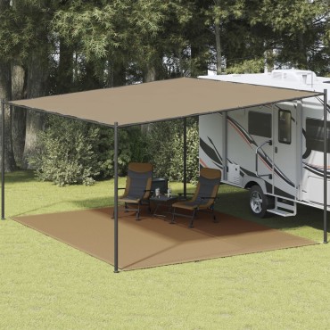 vidaXL Χαλί Σκηνής Taupe 400 x 500 εκ.