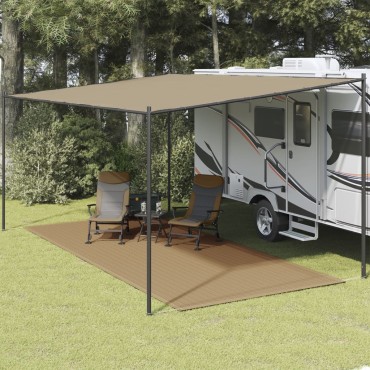 vidaXL Χαλί Σκηνής Taupe 250 x 500 εκ.