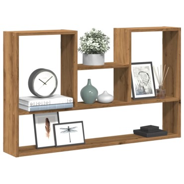 vidaXL Ράφι Τοίχου Αρτισιανή Δρυς 99x15x60cm από Επεξεργασμένο Ξύλο 1 τεμ.