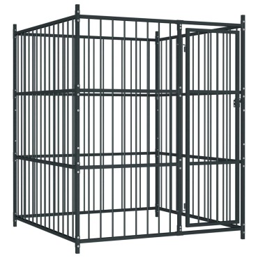 vidaXL Κλουβί Σκύλου Εξωτερικού Χώρου 150 x 150 x 185 εκ.