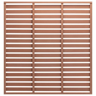 vidaXL Πάνελ Περίφραξης Καφέ 180x180cm από WPC