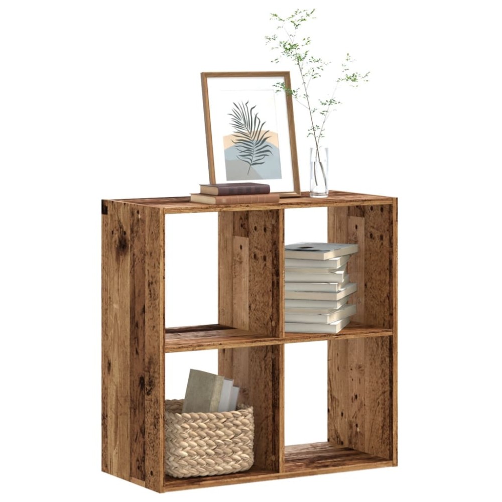 vidaXL Βιβλιοθήκη Όψη Παλαιού Ξύλου 68,5x32x68,5cm Επεξεργασμένο Ξύλο 1 τεμ. vidaXL Βιβλιοθήκη Όψη Παλαιού Ξύλου 68,5x32x68,5cm Επεξεργασμένο Ξύλο 1 τεμ.