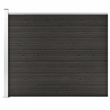vidaXL Πάνελ Περίφραξης Γκρι 175x146cm από WPC