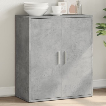 vidaXL Βοηθητικό Ντουλάπι Γκρι Σκυρ. 60x31x70cm από Επεξεργασμένο Ξύλο 1 τεμ.