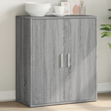 vidaXL Βοηθητικό Ντουλάπι Γκρι Sonoma 60x31x70cm Επεξεργασμένο Ξύλο 1 τεμ.