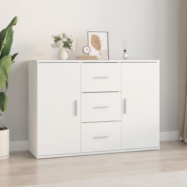vidaXL Ντουλάπι Λευκό 91x29,5x65cm από Επεξεργασμένο Ξύλο 1 τεμ.