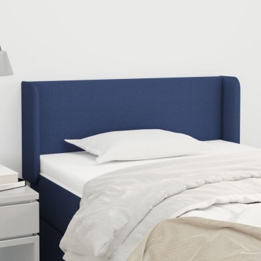 vidaXL Κεφαλάρι με Πτερύγια Μπλε 93x16x78/88cm Υφασμάτινο 1 τεμ.