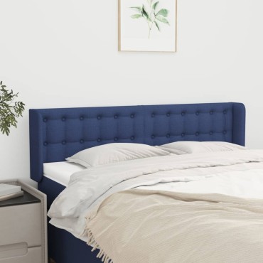 vidaXL Κεφαλάρι με Πτερύγια Μπλε 147x16x78/88cm Υφασμάτινο 1 τεμ.