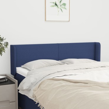 vidaXL Κεφαλάρι με Πτερύγια Μπλε 147x16x78/88cm Υφασμάτινο 1 τεμ.