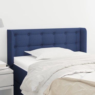 vidaXL Κεφαλάρι με Πτερύγια Μπλε 93x16x78/88cm Υφασμάτινο 1 τεμ.