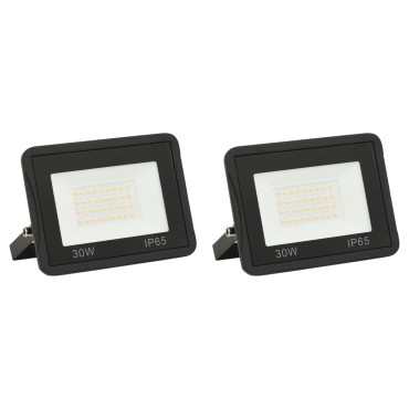 vidaXL Προβολείς LED 2 τεμ. Ψυχρό Λευκό 30 W