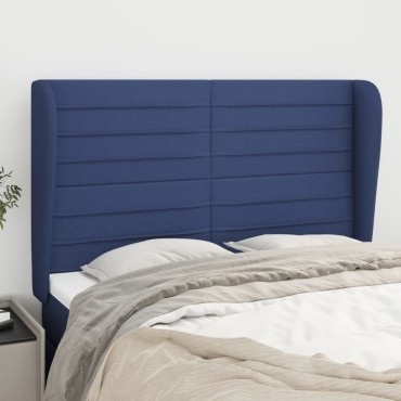 vidaXL Κεφαλάρι με Πτερύγια Μπλε 147x23x118/128cm Υφασμάτινο 1 τεμ.