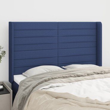 vidaXL Κεφαλάρι με Πτερύγια Μπλε 147x16x118/128cm Υφασμάτινο 1 τεμ.