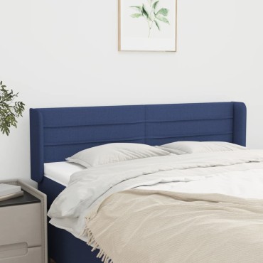 vidaXL Κεφαλάρι με Πτερύγια Μπλε 147x16x78/88cm Υφασμάτινο 1 τεμ.