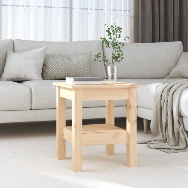 vidaXL Τραπεζάκι Σαλονιού 35x35x40cm από Μασίφ Ξύλο Πεύκου 1 τεμ.