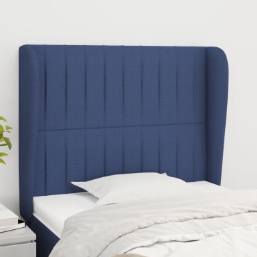 vidaXL Κεφαλάρι με Πτερύγια Μπλε 83x23x118/128cm Υφασμάτινο 1 τεμ.