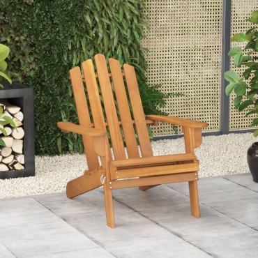 vidaXL Καρέκλα Κήπου Adirondack από Μασίφ Ξύλο Ακακίας 75x84x90cm 1 τεμ.