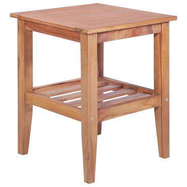 vidaXL Τραπεζάκι Σαλονιού Τετράγωνο 40x40x50cm Μασίφ Ξύλο Teak 1 τεμ.