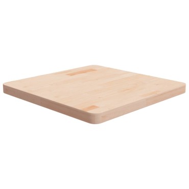 vidaXL Επιφάνεια Τραπεζιού Τετράγωνη 60x60x4cm Μασίφ Ξύλο Δρυς 1 τεμ.