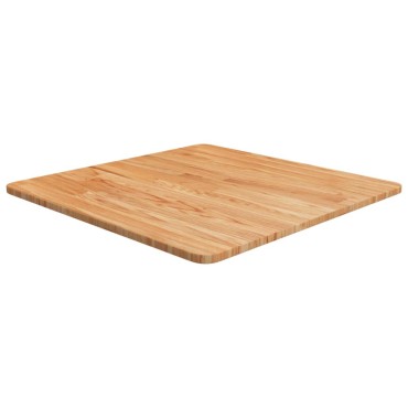 vidaXL Επιφάνεια Τραπεζιού Τετράγωνη Αν. Καφέ 60x60x1,5cm Ξύλο Δρυς 1 τεμ.