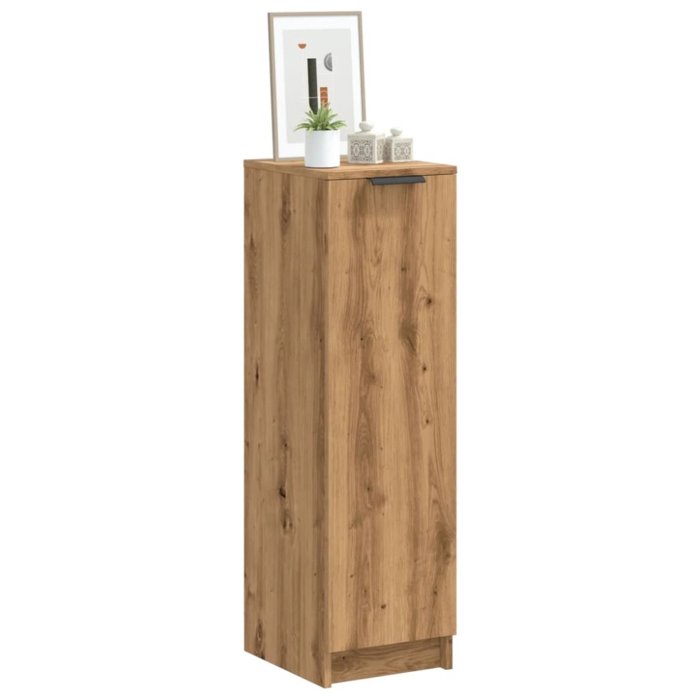 vidaXL Παπουτσοθήκη Χρώμα Αρτισιανή Δρυς 29,5x35x100,5cm Επεξ. Ξύλο 1 τεμ.