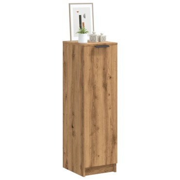 vidaXL Παπουτσοθήκη Χρώμα Αρτισιανή Δρυς 29,5x35x100,5cm Επεξ. Ξύλο 1 τεμ.