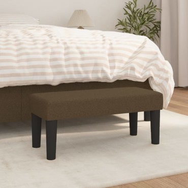 vidaXL Πάγκος Σκούρο Πράσινο 70x30x30cm Υφασμάτινος 1 τεμ.