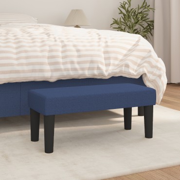 vidaXL Πάγκος Μπλε 70x30x30cm Υφασμάτινος 1 τεμ.