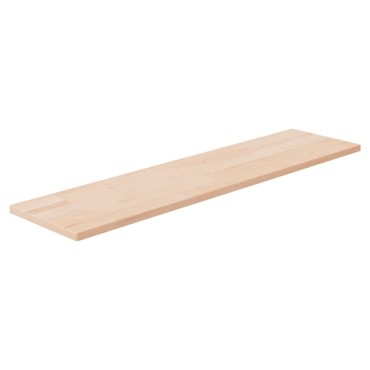 vidaXL Ράφι 80x20x1,5cm από Ακατέργαστο Μασίφ Ξύλο Δρυός 1 τεμ.