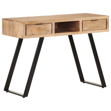 vidaXL Γραφείο Live Edge 107x45x79cm από Μασίφ Ξύλο Ακακίας 1 τεμ.