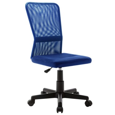 vidaXL Καρέκλα Γραφείου Μπλε 44x52x100cm Διχτυωτό Ύφασμα 1 τεμ.