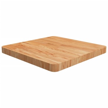 vidaXL Επιφάνεια Τραπεζιού Τετράγωνη Αν. Καφέ 50x50x4cm Ξύλο Δρυς 1 τεμ.
