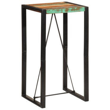 vidaXL Τραπέζι Μπαρ 60x55x110cm από Μασίφ Ανακυκλωμένο Ξύλο 1 τεμ.