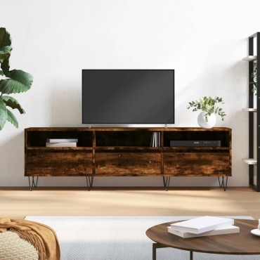 vidaXL Έπιπλο Τηλεόρασης Καπνιστή Δρυς 150x30x44,5cm Επεξ. Ξύλο