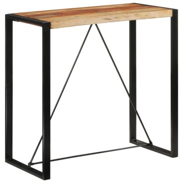 vidaXL Τραπέζι Μπαρ 110x55x110cm από Μασίφ Ανακυκλωμένο Ξύλο 1 τεμ.