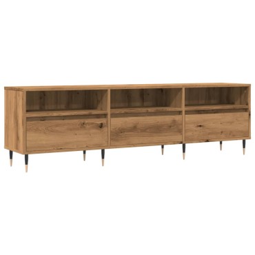 vidaXL Έπιπλο Τηλεόρασης τεχνίτης Δρυς 150x30x44,5cm