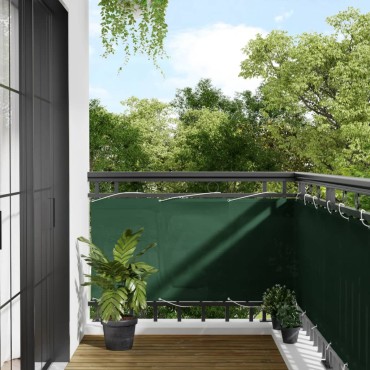 vidaXL Διαχωριστικό Βεράντας Σκ. Πράσινο 75x800εκ 100% Πολ. Oxford